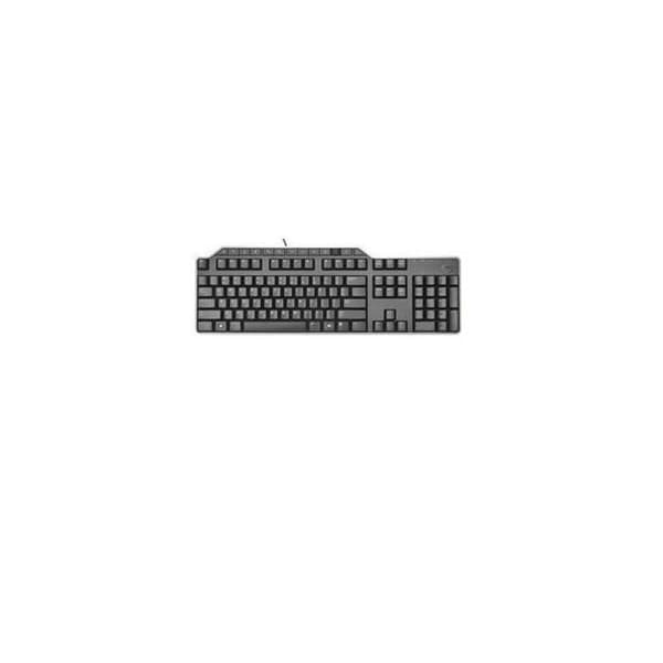 Klaviatur - DELL - KB522 - USB - AZERTY Franska - Svart - 104 Tangenter Svart
