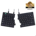 Miniatyrbild 3 av 3: Ergonomiskt tangentbord R-Go Tools - USB - AZERTY Franska - Svart