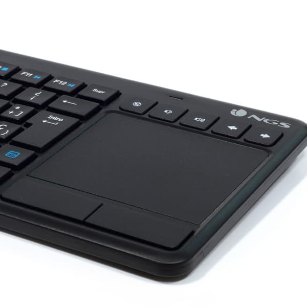 Multimediatangentbord - TV Warrior - AZERTY - 2,4 GHz trådlöst - Pekplatta - Ultratunn