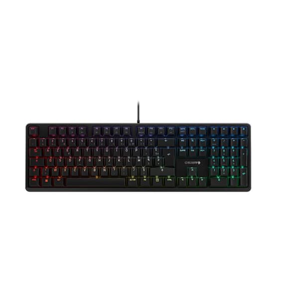 - CHERRY - CHERRY G80-3000N RGB - tangentbord - Franska - svart Svart