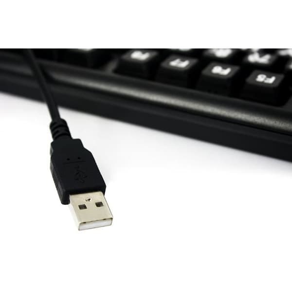 GEEMARC Visual Comfort Keyboard - Stora tecken - För PC
