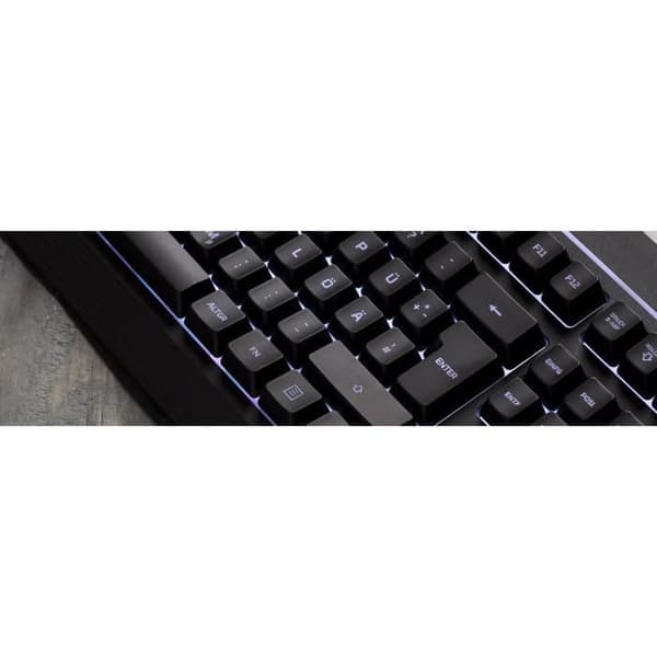 HyperX Alloy Core RGB-tangentbord - HYPERX - Tyska QWERTZ - Svart - 5 RGB-zoner - Membran