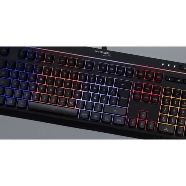 HyperX Alloy Core RGB-tangentbord - HYPERX - Tyska QWERTZ - Svart - 5 RGB-zoner - Membran