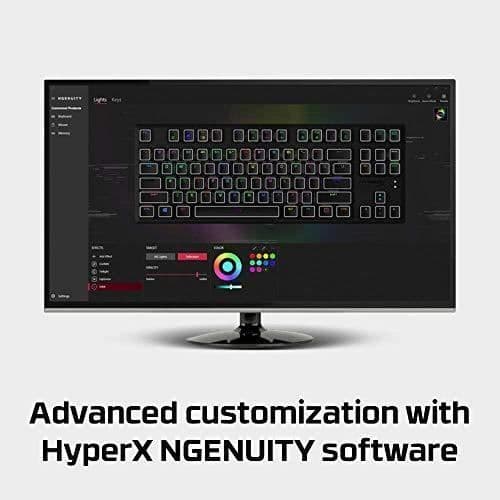 Mekaniskt speltangentbord - HyperX - Alloy Origins Core - RGB - TKL - HyperX Red switchar
