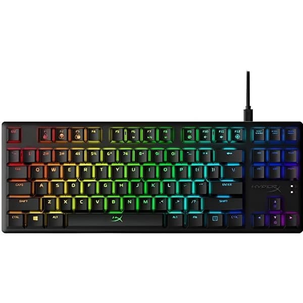 Mekaniskt speltangentbord - HyperX - Alloy Origins Core - RGB - TKL - HyperX Red switchar Svart