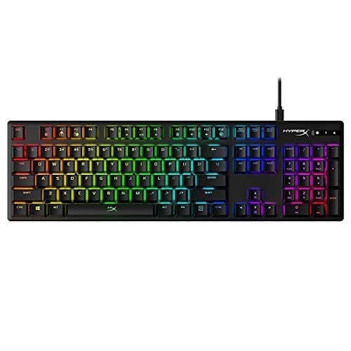 Gamingtangentbord - HyperX - Alloy Origins - Mekanisk - RGB - HyperX Red-brytare Svart