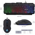 Miniatyrbild 4 av 6: 3 i 1 Gamer Pack - The G-Lab - COMBO HELIUM - Kabelansluten mus - Kabelansluten tangentbord - Musmatta