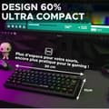 Miniatyrbild 4 av 6: Speltangentbord - The G-Lab - KEYZ TALLIUM TKL - Mekanisk (röd switch) - Hot Swappable - RGB - Trådbunden - Azerty - Svart
