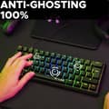 Miniatyrbild 6 av 6: Speltangentbord - The G-Lab - KEYZ TALLIUM TKL - Mekanisk (röd switch) - Hot Swappable - RGB - Trådbunden - Azerty - Svart
