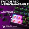 Miniatyrbild 2 av 6: Speltangentbord - The G-Lab - KEYZ TALLIUM TKL - Mekanisk (röd switch) - Hot Swappable - RGB - Trådbunden - Azerty - Svart