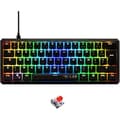 Miniatyrbild 1 av 6: Speltangentbord - The G-Lab - KEYZ TALLIUM TKL - Mekanisk (röd switch) - Hot Swappable - RGB - Trådbunden - Azerty - Svart