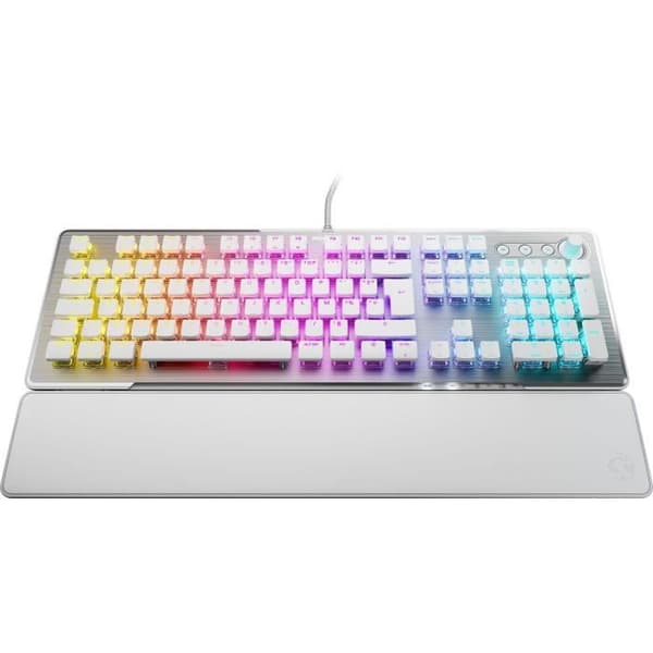 Speltangentbord - Mekaniskt - ROCCAT - Vulcan II (Linjär) - Vit - AZERTY