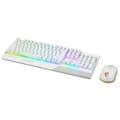 Miniatyrbild 4 av 5: Tangentbord + mus - AZERTY - MSI - Vigor GK30 Combo White FR - Bakgrundsbelyst - Vit