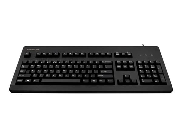 CHERRY G80-3000LPCEU-2 USB-tangentbord - QWERTY - Svart - Cherry MX-teknik