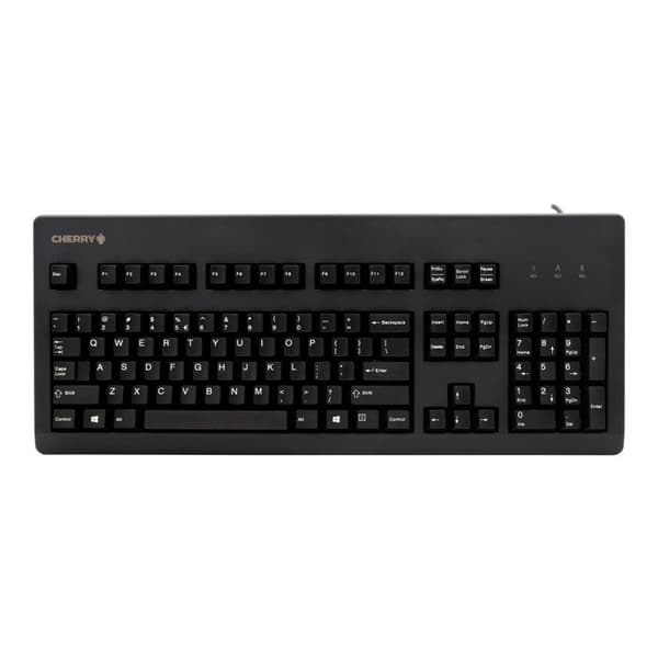 CHERRY G80-3000LPCEU-2 USB-tangentbord - QWERTY - Svart - Cherry MX-teknik Svart