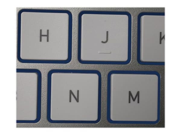 Clavier CHERRY KC 6000 Slim - Med sladd - USB - Silver/Vit