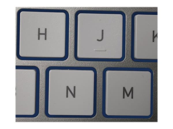 Clavier CHERRY KC 6000 Slim - Med sladd - USB - Silver/Vit