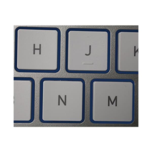 Clavier CHERRY KC 6000 Slim - Med sladd - USB - Silver/Vit
