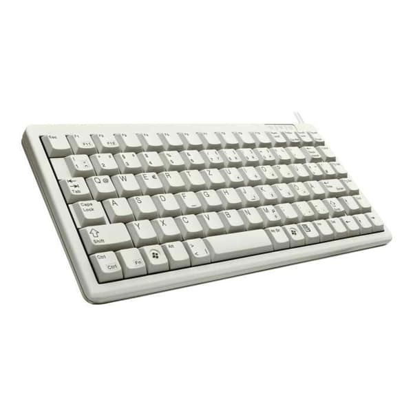 Clavier CHERRY Compact-Keyboard G84-4100 - PS/2, USB - Ljusgrå