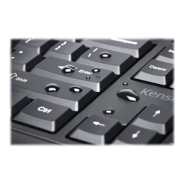 Kensington Pro Fit Desktop Set Tyskt 2,4 GHz trådlöst tangentbord och mus Combo Black