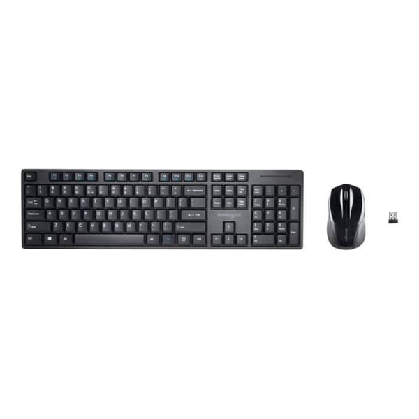 Kensington Pro Fit Desktop Set Tyskt 2,4 GHz trådlöst tangentbord och mus Combo Black