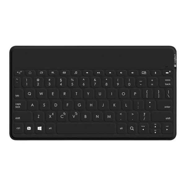 Logitech Keys-To-Go-tangentbord - Trådlös Bluetooth - Svart - Mekanisk nyckelbrytare