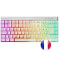 Miniatyrbild 3 av 3: Mekaniskt trådlöst Bluetooth-tangentbord (Outemu SQ Pro Blue) Mars Gaming MK Cloud RGB (Vit)