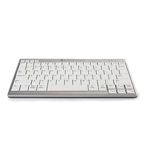 Trådlöst tangentbord - Bakker Elkhuizen - BNEU950WDE - QWERTZ - Vit-Silver - Ultraboard 950