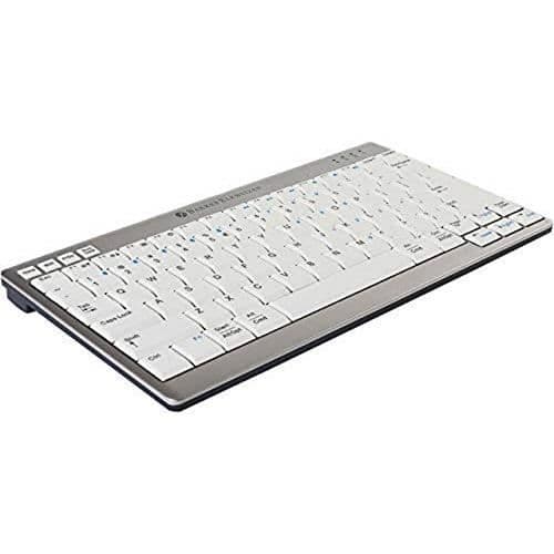 Trådlöst tangentbord - Bakker Elkhuizen - BNEU950WDE - QWERTZ - Vit-Silver - Ultraboard 950
