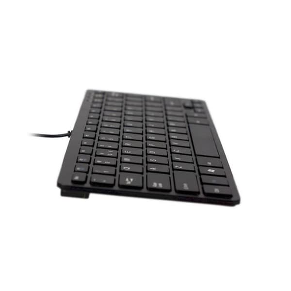 R-Go Tools RGOECQZB, Mini, Wired, USB, QWERTZ, Black