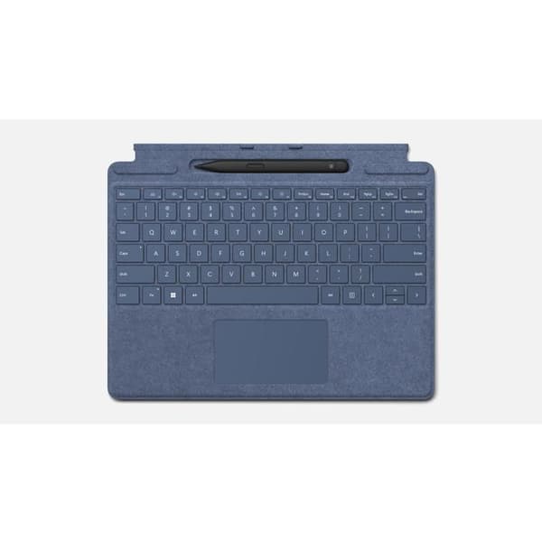 Tangentbord - Microsoft - Surface Pro X, 8 och 9 - Blå Saphir - Bluetooth - Med stylus