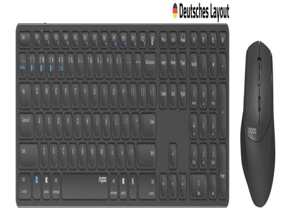 Tangentbordsmusset - Rapoo tangentbordsmuspaket - 13565