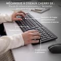 Miniatyrbild 2 av 4: Trådlöst tangentbord och musset - CHERRY - STREAM DESKTOP - 2.4 GHz - QWERTY - Antiskid 이벤트