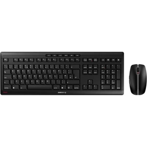 Trådlöst tangentbord och musset - CHERRY - STREAM DESKTOP - 2.4 GHz - QWERTY - Antiskid 이벤트 Svart