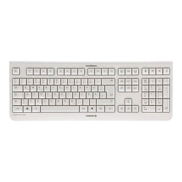 CHERRY DW 3000 trådlöst tangentbord och musuppsättning - CHERRY varumärke - 2,4 GHz-teknik - Färg ljusgrå