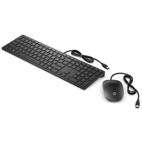 Tangentbord och mus - HP - Pavilion 400 - USB - Kolsvart - Trådad