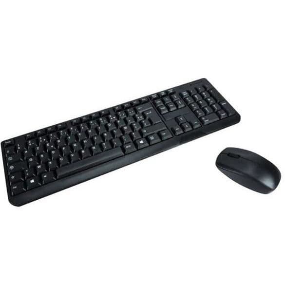 MCL trådlöst tangentbord och mus set - Svart - AZERTY - 1200 dpi