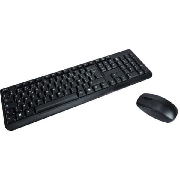 MCL trådlöst tangentbord och mus set - Svart - AZERTY - 1200 dpi