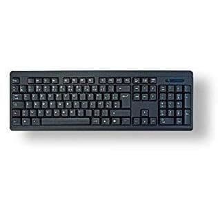MCL SAMAR Tangentbord - Trådlös anslutning - USB-gränssnitt - Franska - RF - Windows - Svart