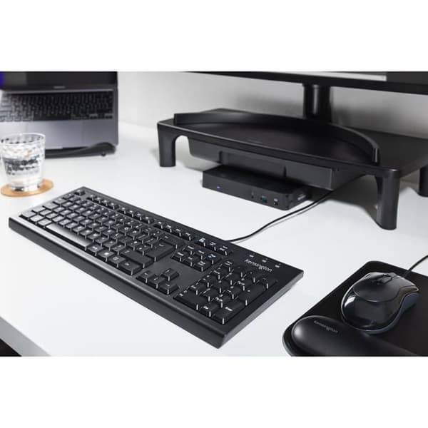 Kensington, Valukeyboard Tangentbord, QWERTY, Svart