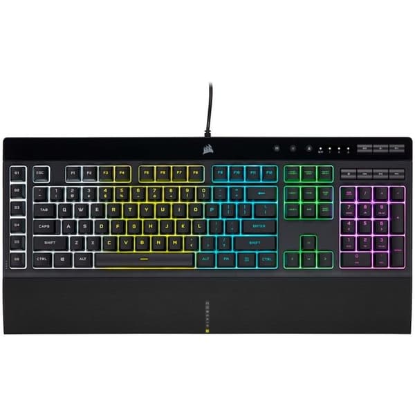 Corsair datortangentbord - CH-9226715-DE - K55 RGB PRO USB QWERTZ tangentbord German Black