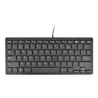 MCL-tangentbord - USB - AZERTY - Svart - Kabelanslutet - 78 nycklar