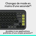 Miniatyrbild 5 av 6: Tangentbord - Trådlöst - Logitech - Pop Icon Keys - AZERTY - Grafit