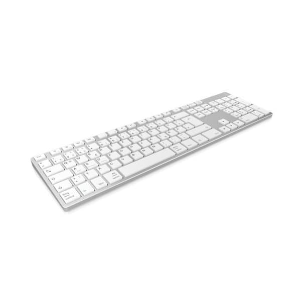 KeySonic KSK-8022BT QWERTZ trådlöst tangentbord - KEYSONIC Märke - Silver