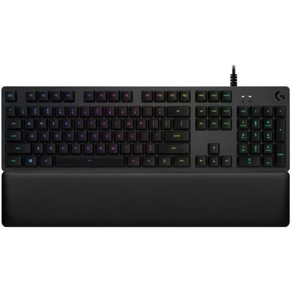 Logitech Gaming G513 Bakgrundsbelyst USB Tyska QWERTZ tangentbordsnyckel: GX Blue Carbon Kol