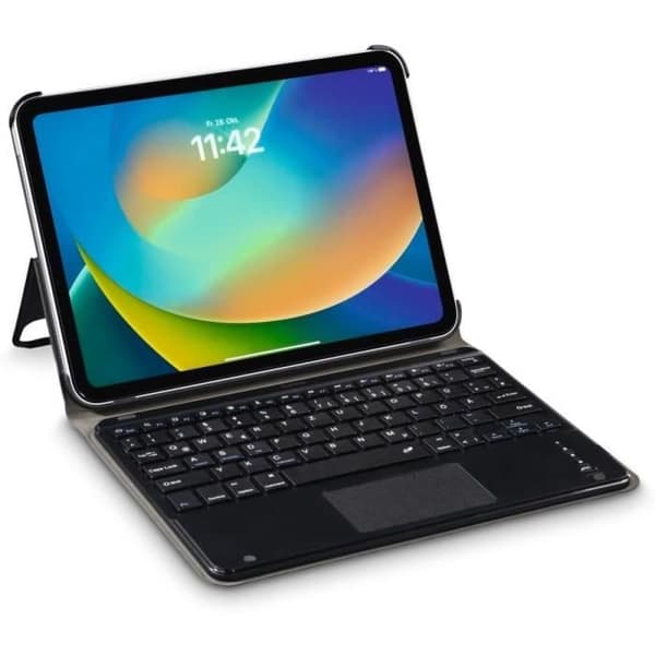 Hama Etui med Tangentbord för iPad Pro 11 2024 Bluetooth Tangentbord med Pekplatta, Stödfunktion, Magnetiskt Surfplattetui, etu