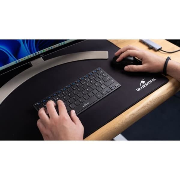 Keyboard Mouse Pack - BLUESTORK - MINI PACK - Trådlös - Kompakt - Svart