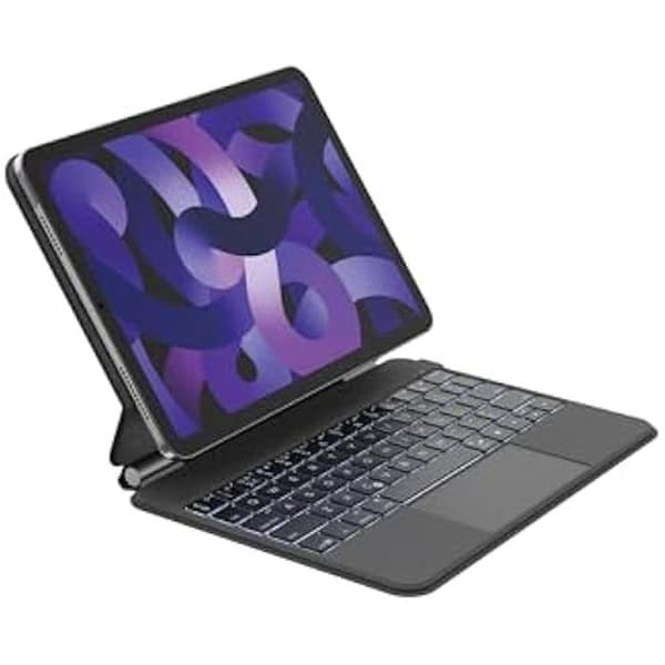 Fodral med Tangentbord - BELKIN - iPad Pro - Bakgrundsbelyst - Magnetiskt Stöd - Multi-Touch