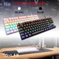 Miniatyrbild 2 av 4: Speltangentbord - The G-Lab - KEYZ MERCURY TKL - Mekanisk (röd switch) - Rainbow - Kabelansluten - Azerty - Svart
