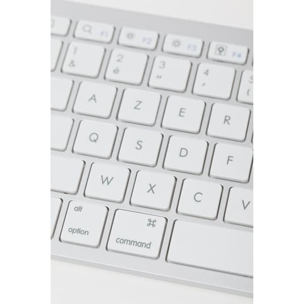 Bluetooth trådlöst tangentbord - BLUESTORK - MINI MAC - Kompakt - Mac kompatibel - Vit